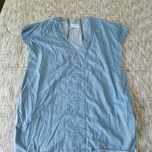 One Teaspoon Tunic Cutoff "Chambray" Dress